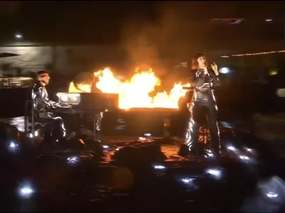 El piano se incendió en los Juegos Olímpicos de París